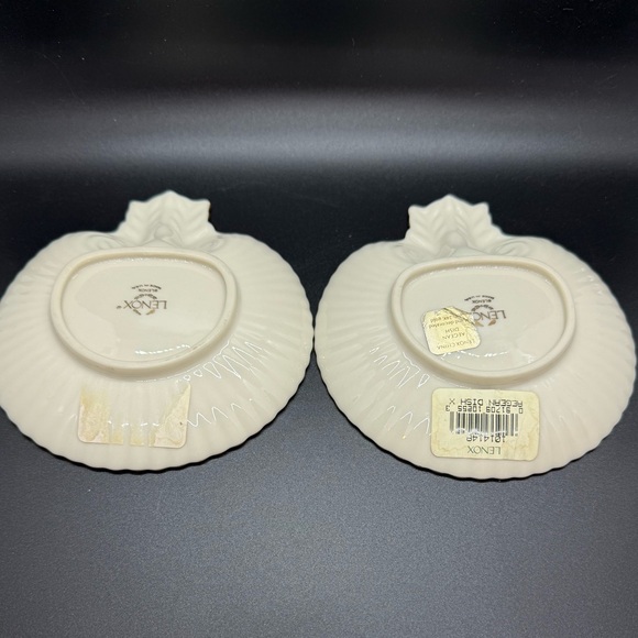 Lenox Elegant Cream Shell-Shaped Aegean Decorative Dish 6in x 5in NWT. No box - Picture 2 of 2